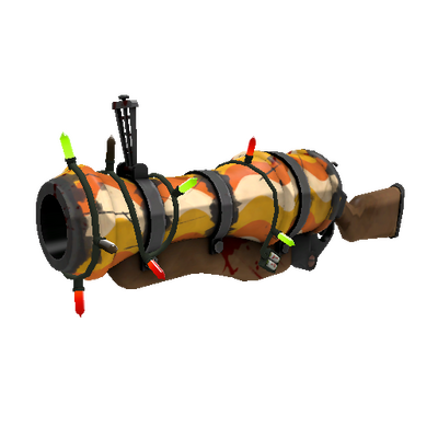 Strange Unusual Festivized Killstreak Cream Corned Loose Cannon (Battle Scarred)