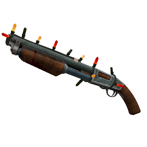 Unusual Festivized Pacific Peacemaker Shotgun (Well-Worn)