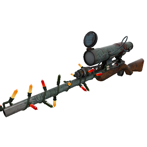 Strange Festivized Specialized Killstreak Pacific Peacemaker Sniper Rifle (Battle Scarred)
