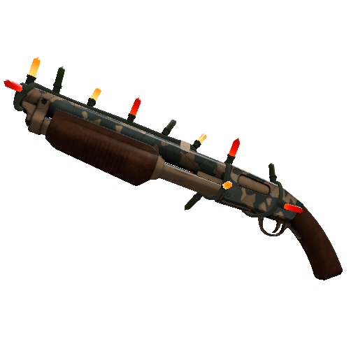 Strange Festivized Killstreak Warborn Shotgun (Minimal Wear)