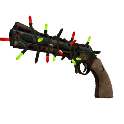 Strange Festivized Warborn Revolver (Battle Scarred)