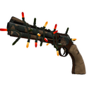 Unusual Festivized Professional Killstreak Warborn Revolver (Well-Worn)