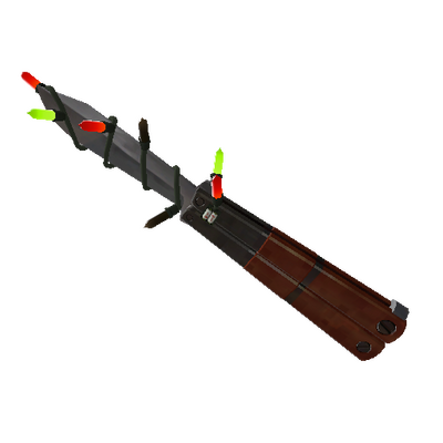 Strange Festivized Killstreak Team Serviced Knife (Factory New)