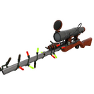 Unusual Festivized Team Serviced Sniper Rifle (Minimal Wear)