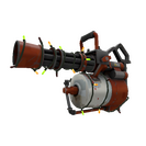 Unusual Festivized Killstreak Team Serviced Minigun (Field-Tested)