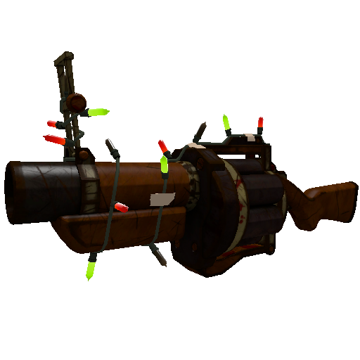 Strange Festivized Specialized Killstreak Business Class Grenade Launcher (Battle Scarred)