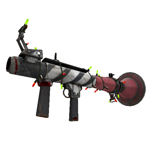 Unusual Festivized Specialized Killstreak Bomb Carrier Rocket Launcher (Battle Scarred)