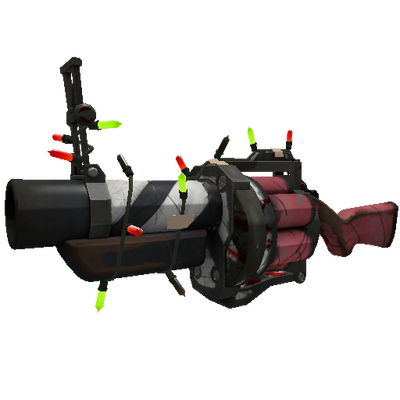 Unusual Festivized Bomb Carrier Grenade Launcher (Battle Scarred)