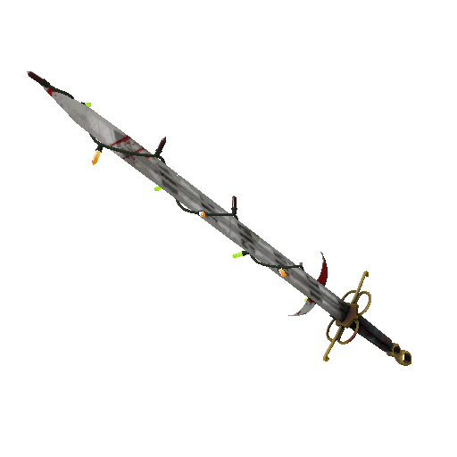 Strange Festivized Professional Killstreak Bomb Carrier Claidheamh Mòr (Battle Scarred)