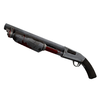 Strange Specialized Killstreak Steel Brushed Shotgun (Battle Scarred)
