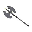 Strange Festivized Steel Brushed Scotsman's Skullcutter (Minimal Wear)