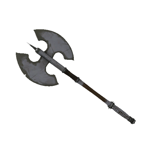 Strange Steel Brushed Scotsman's Skullcutter (Well-Worn)