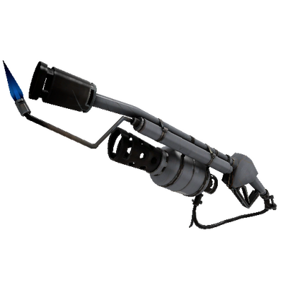 Steel Brushed Flame Thrower (Minimal Wear)