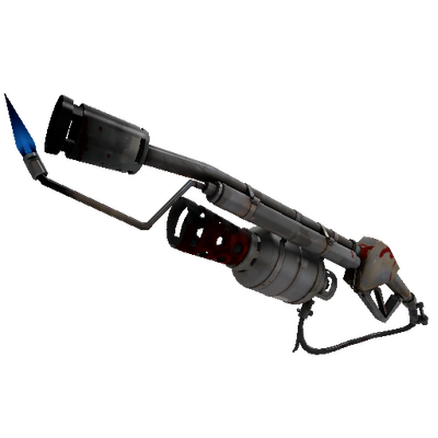 Strange Steel Brushed Flame Thrower (Battle Scarred)