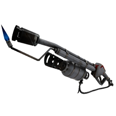 Strange Steel Brushed Flame Thrower (Well-Worn)