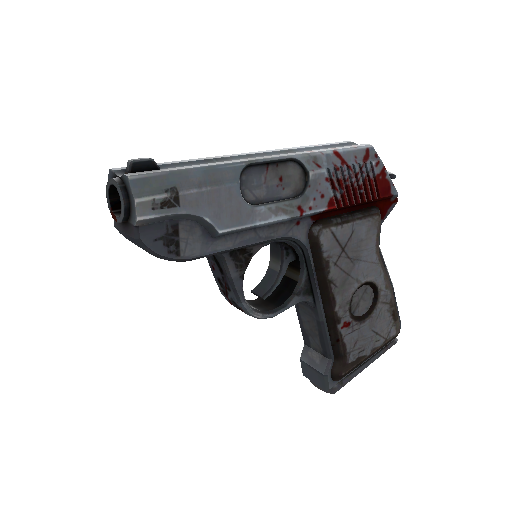 Steel Brushed Pistol (Battle Scarred)