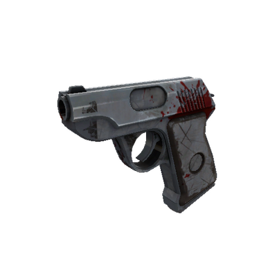 Steel Brushed Pistol (Battle Scarred)