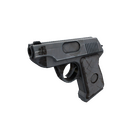 Steel Brushed Pistol (Well-Worn)