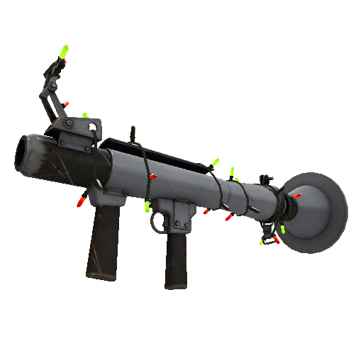 Strange Festivized Killstreak Steel Brushed Rocket Launcher (Field-Tested)