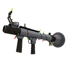 Strange Festivized Killstreak Steel Brushed Rocket Launcher (Minimal Wear)