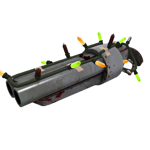 Festivized Steel Brushed Scattergun (Battle Scarred)