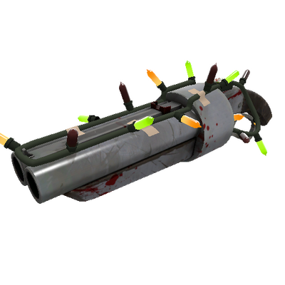 Strange Festivized Steel Brushed Scattergun (Battle Scarred)