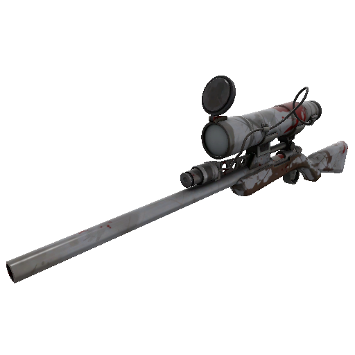 Steel Brushed Sniper Rifle (Battle Scarred)