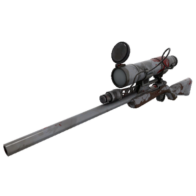 Steel Brushed Sniper Rifle (Battle Scarred)