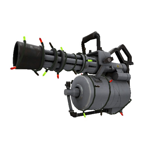 Strange Festivized Professional Killstreak Steel Brushed Minigun (Minimal Wear)