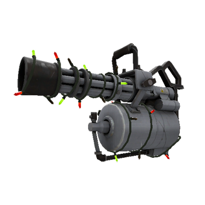 Strange Festivized Steel Brushed Minigun (Minimal Wear)