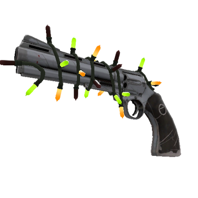Strange Festivized Steel Brushed Revolver (Field-Tested)