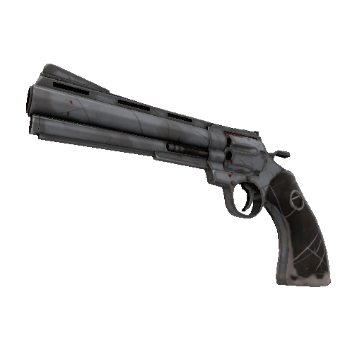 Strange Steel Brushed Revolver (Well-Worn)
