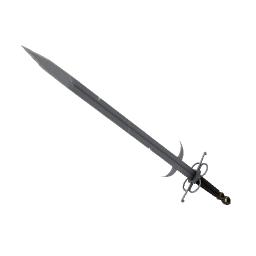 Steel Brushed Claidheamh Mor