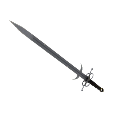 Steel Brushed Claidheamh Mòr (Minimal Wear)