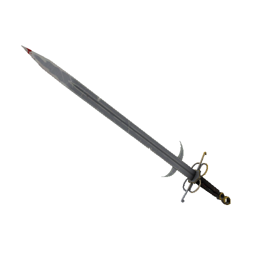 Steel Brushed Claidheamh Mòr (Field-Tested)
