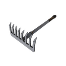 Steel Brushed Back Scratcher (Minimal Wear)