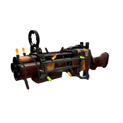 Strange Festivized Specialized Killstreak Chilly Autumn Iron Bomber (Battle Scarred)