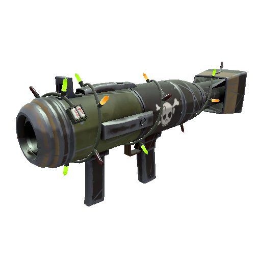 Strange Festivized Specialized Killstreak Brawler's Iron Air Strike (Well-Worn)