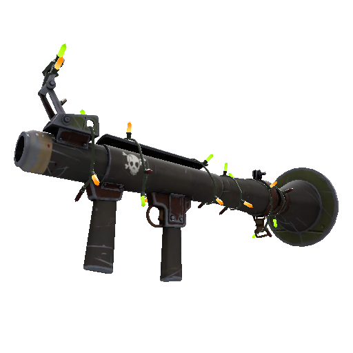 Unusual Festivized Brawler's Iron Rocket Launcher (Field-Tested)