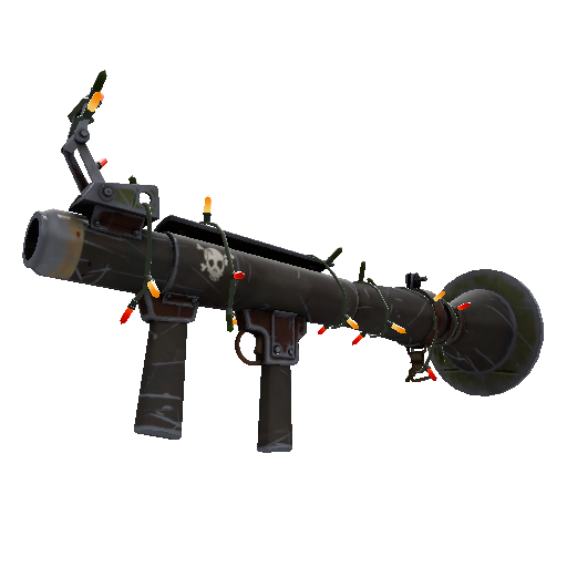 Festivized Brawler's Iron Rocket Launcher (Well-Worn)