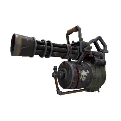 Unusual Brawler's Iron Minigun (Battle Scarred)