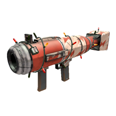Strange Festivized Killstreak Team Charged Air Strike (Field-Tested)
