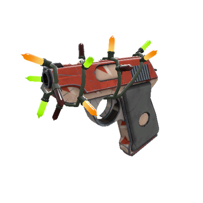 Strange Festivized Professional Killstreak Team Charged Pistol (Minimal Wear)