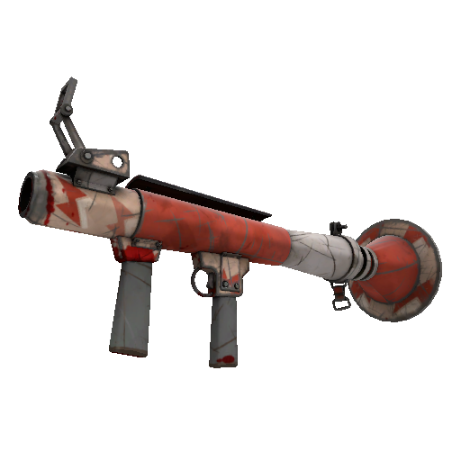 Unusual Team Charged Rocket Launcher (Battle Scarred)