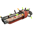 Unusual Festivized Specialized Killstreak Team Charged Scattergun (Well-Worn)
