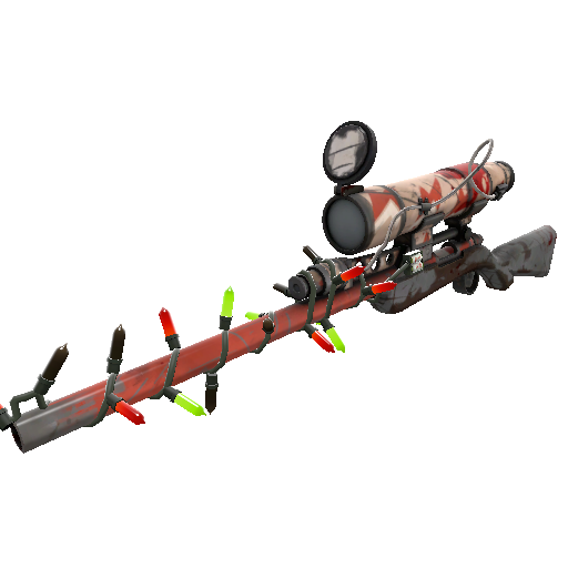 Strange Festivized Team Charged Sniper Rifle (Battle Scarred)