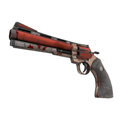 Unusual Team Charged Revolver (Battle Scarred)