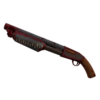 Strange Piranha Mania Shotgun (Well-Worn)