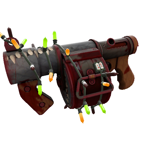 Strange Festivized Piranha Mania Stickybomb Launcher (Field-Tested)