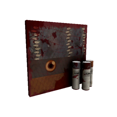 Strange Piranha Mania War Paint (Battle Scarred)
